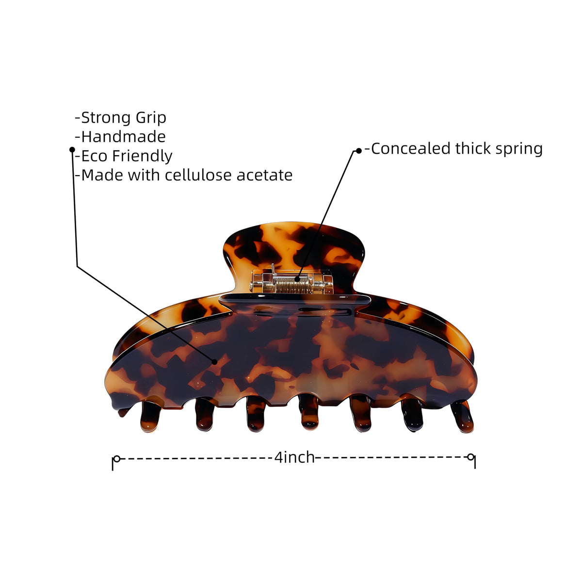OideGuiing close-up acetate pattern highlighting tortie texture and quality