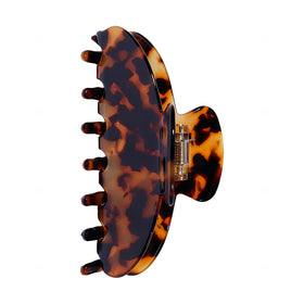 OideGuiing front view tortie claw clip showing shape and color, stylish hold