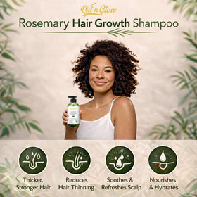 OilnGlow close-up rosemary oil droplet highlighting scalp stimulation