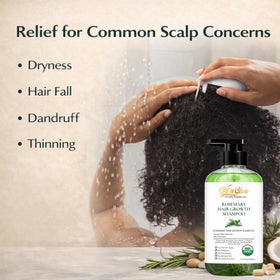 OilnGlow label zoom showing USDA Organic certification and quality