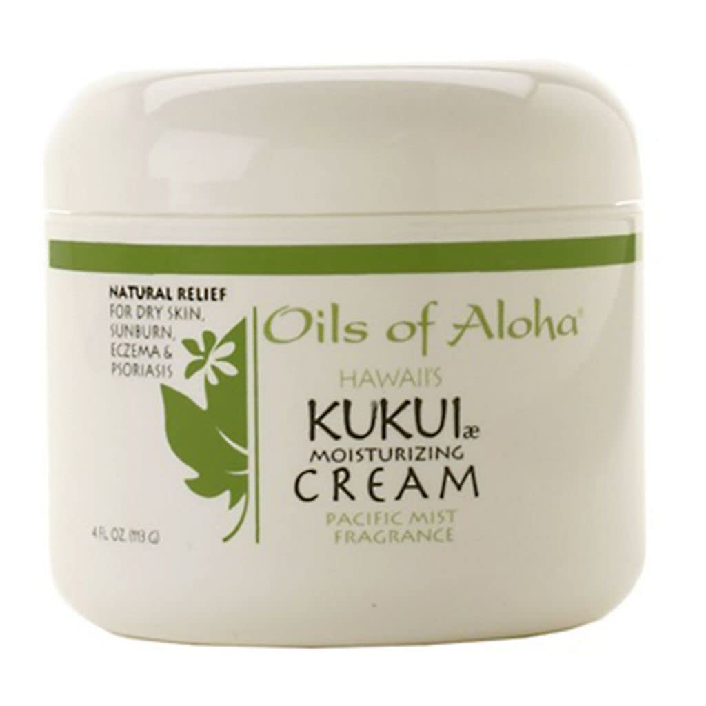 Oils of Aloha Pacific Mist front packaging, fast-absorbing moisturizer
