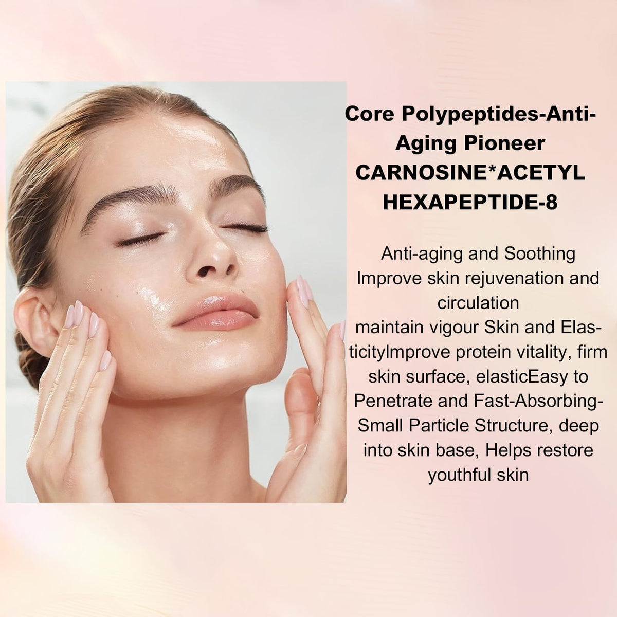 OKADY BB cream applied on wrist showing sheer coverage and natural finish