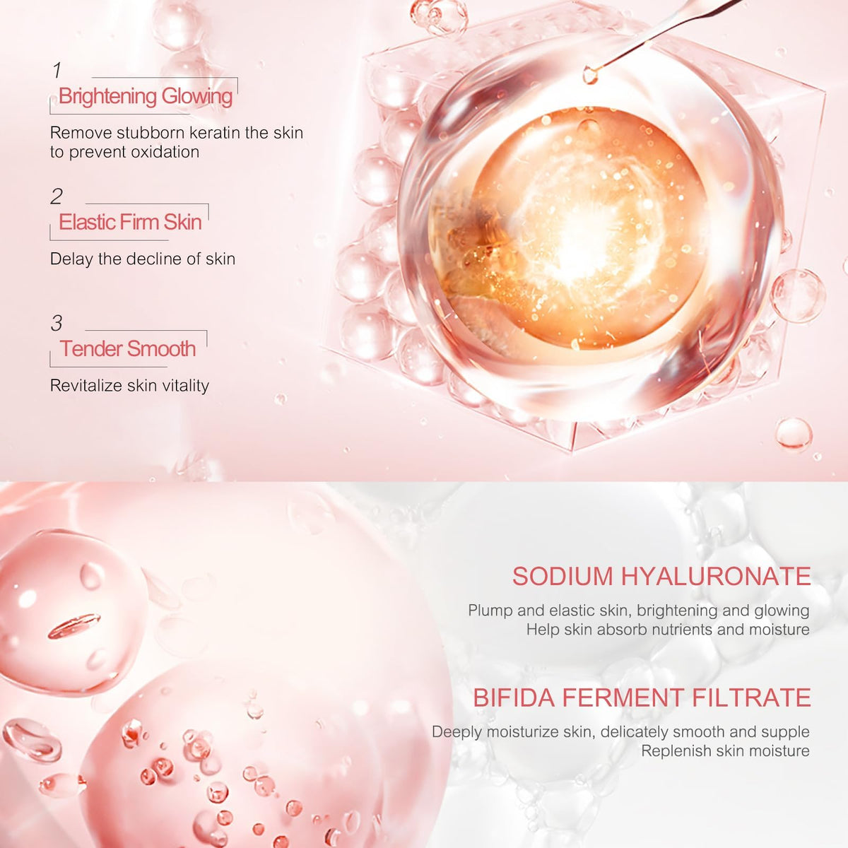 OKADY serum dropper dispensing a hydrating droplet that boosts absorption