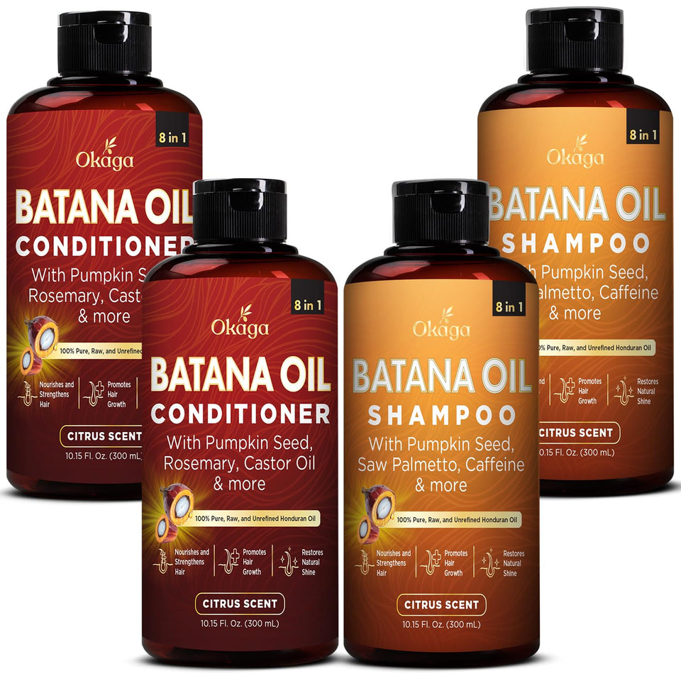 Okaga front packaging bundle showing two bottles and citrus benefit