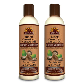 OKAY front packaging view showing the leave-in conditioner for easy identification and shelf appeal
