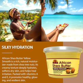 OKAY shea butter used on feet to soften calluses and hydrate rough skin benefit