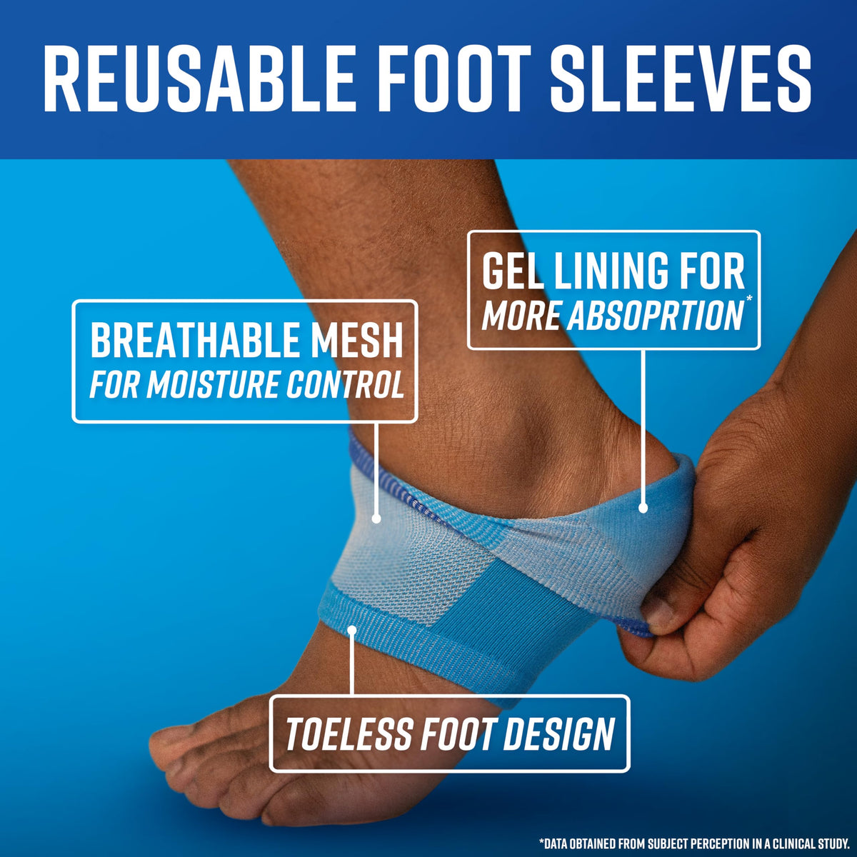 O'Keeffe's cream applied to heel in hand demonstrating targeted use