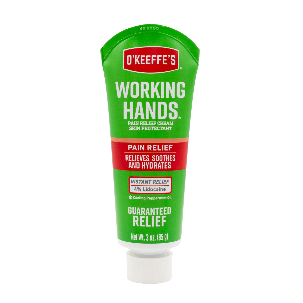 O'Keeffe's before and after one use showing visible hydration and comfort improvement
