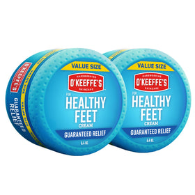 O'Keeffe's front packaging showing the 6.4 oz jar and brand benefit