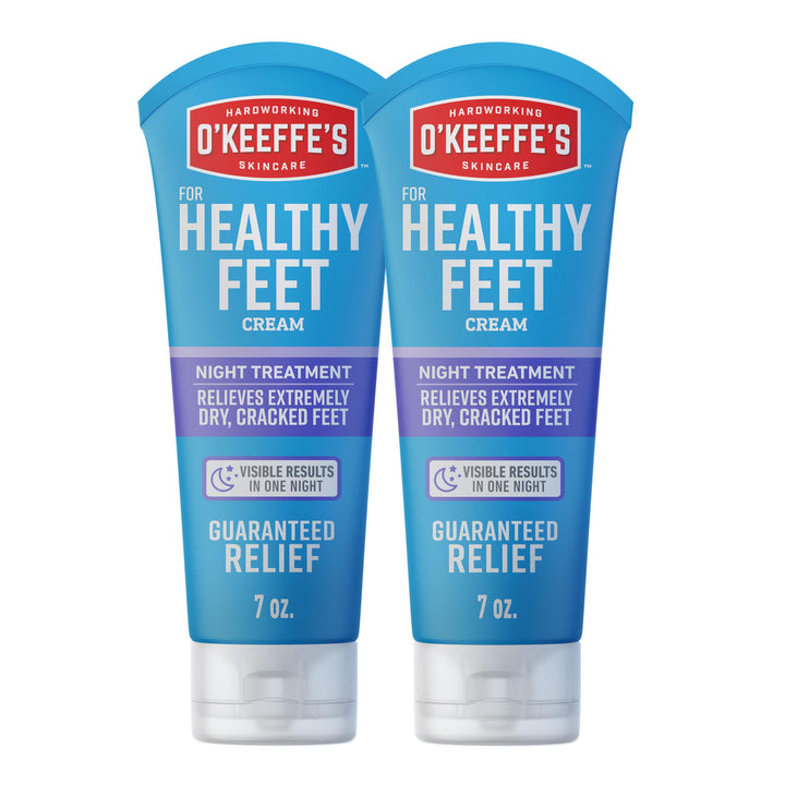 O'Keeffe's front tube showing packaging and product name for clear identification and trust