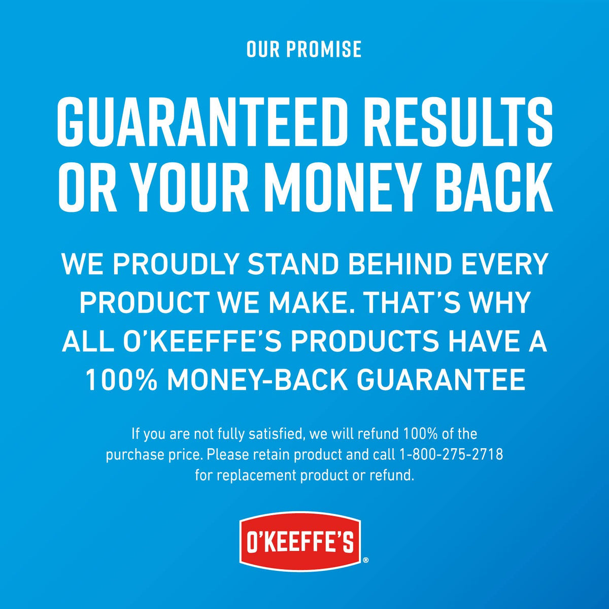 O'Keeffe's results shown with comfortable walking outdoors after use