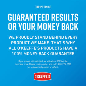 O'Keeffe's results shown with comfortable walking outdoors after use