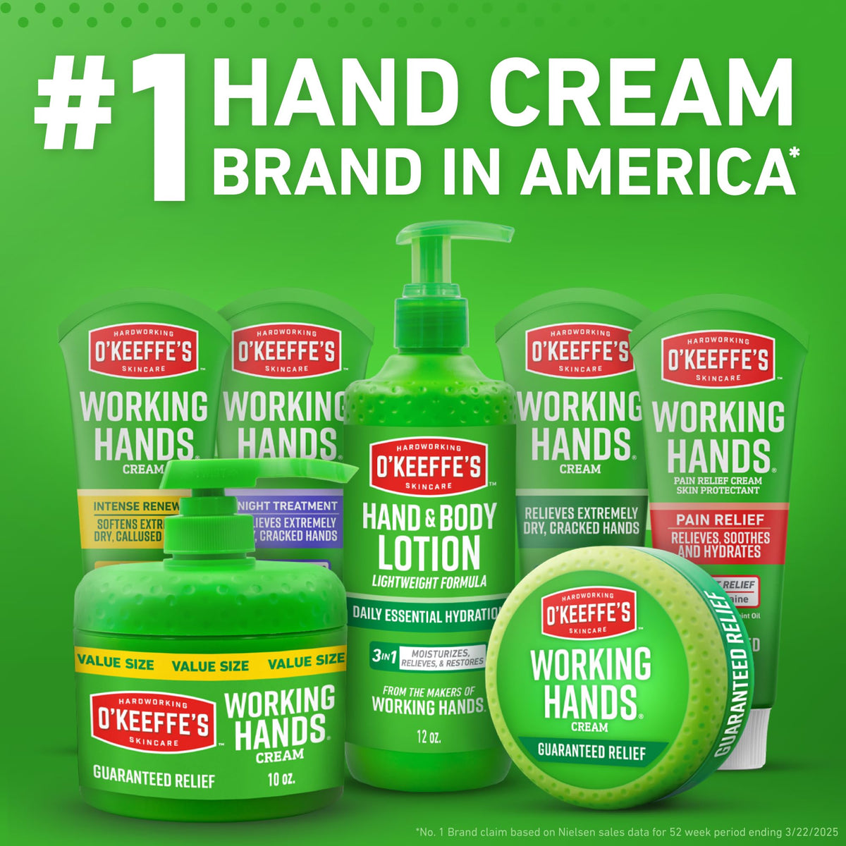 O'Keeffe's worker applying cream on-site demonstrating quick use during shifts