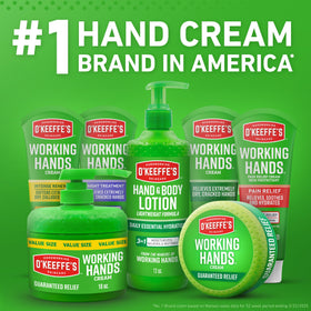 O'Keeffe's worker applying cream on-site demonstrating quick use during shifts