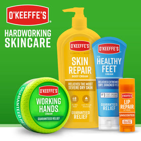 O'Keeffe's used in nighttime routine to lock in hydration