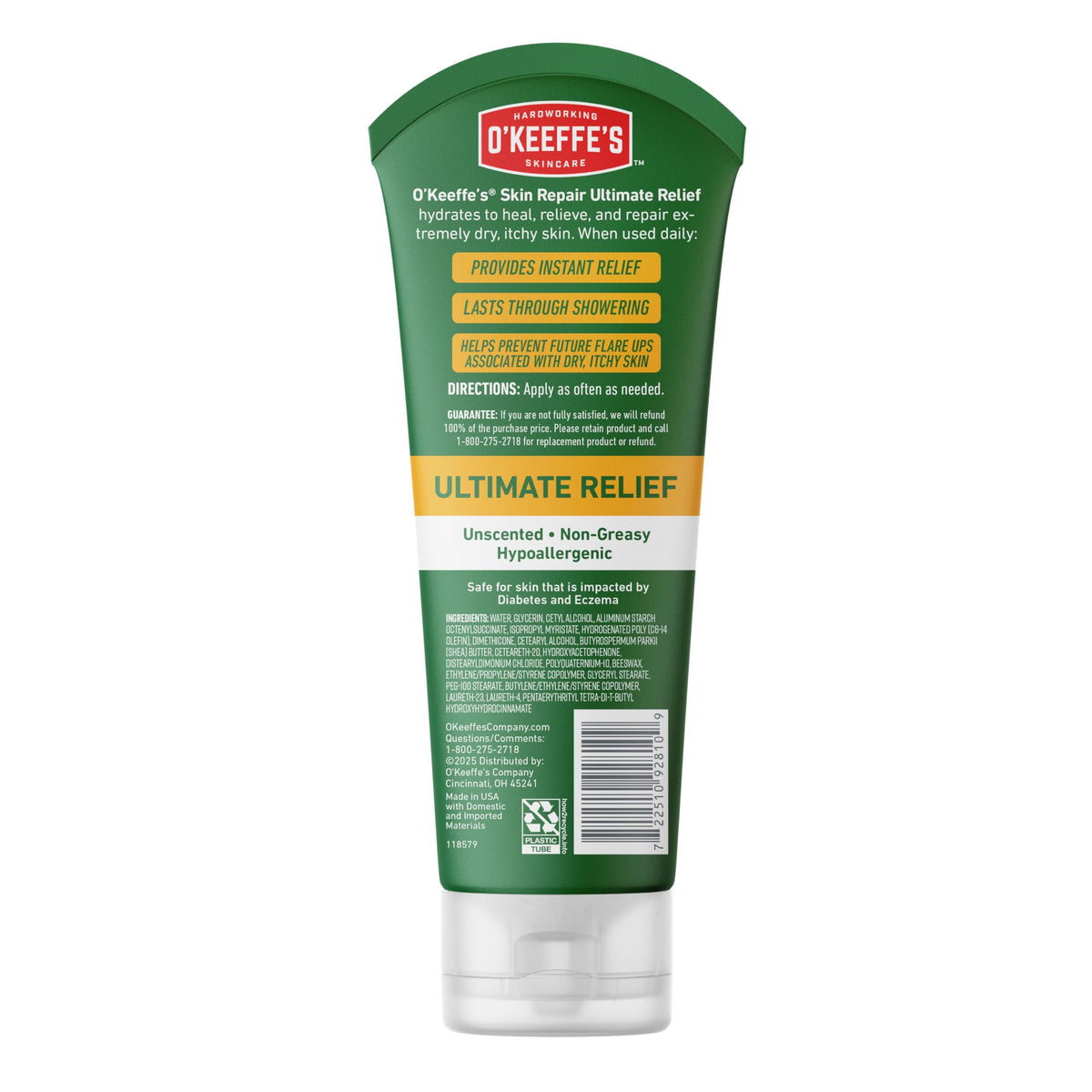 O'Keeffe's smooth forearm after application showing visible skin improvement benefit