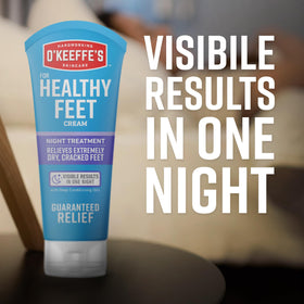 O'Keeffe's tube in hand for size comparison and travel convenience