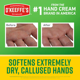 O'Keeffe's 3 oz tube close-up showing label and cap, easy use