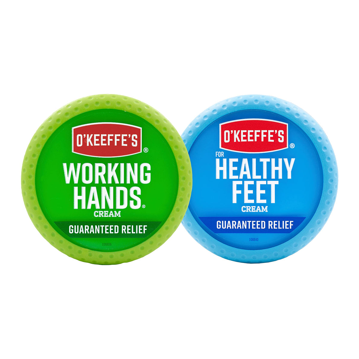 O'Keeffe's Working Hands front jar showing label and size, restores hand moisture