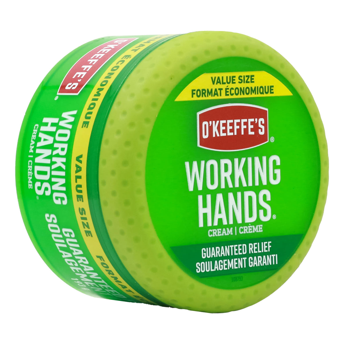 O'Keeffe's front packaging showing product name and size for clear identification and buy confidence