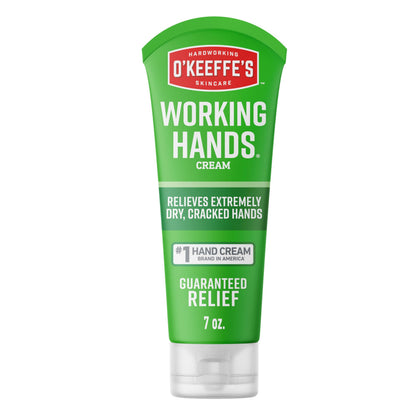 O'Keeffe's tube front view showing packaging and easy dispensing benefit