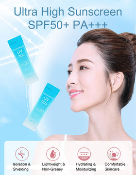 Applying Okerker aloe gel to skin to soothe and hydrate after sun exposure