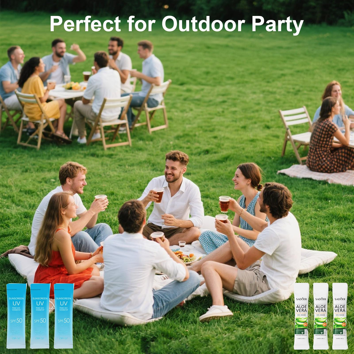 Okerker minis arranged as event giveaways for guests at outdoor parties