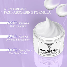 OLACLUK applying cream to foot illustrating targeted soothing application
