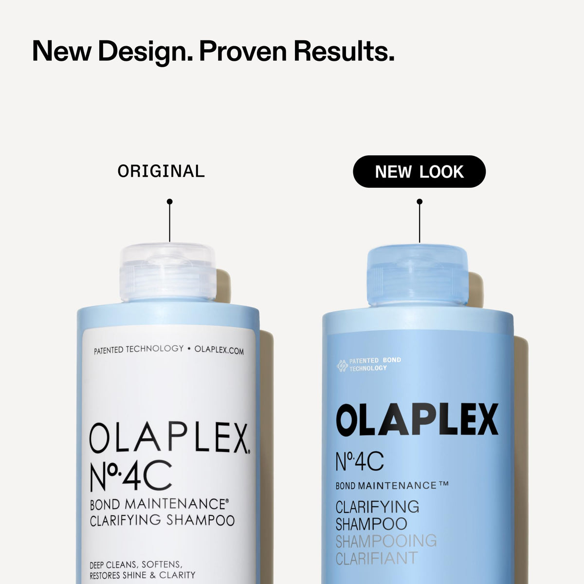 Olaplex Nº.4C back label close-up highlighting directions and ingredient benefit