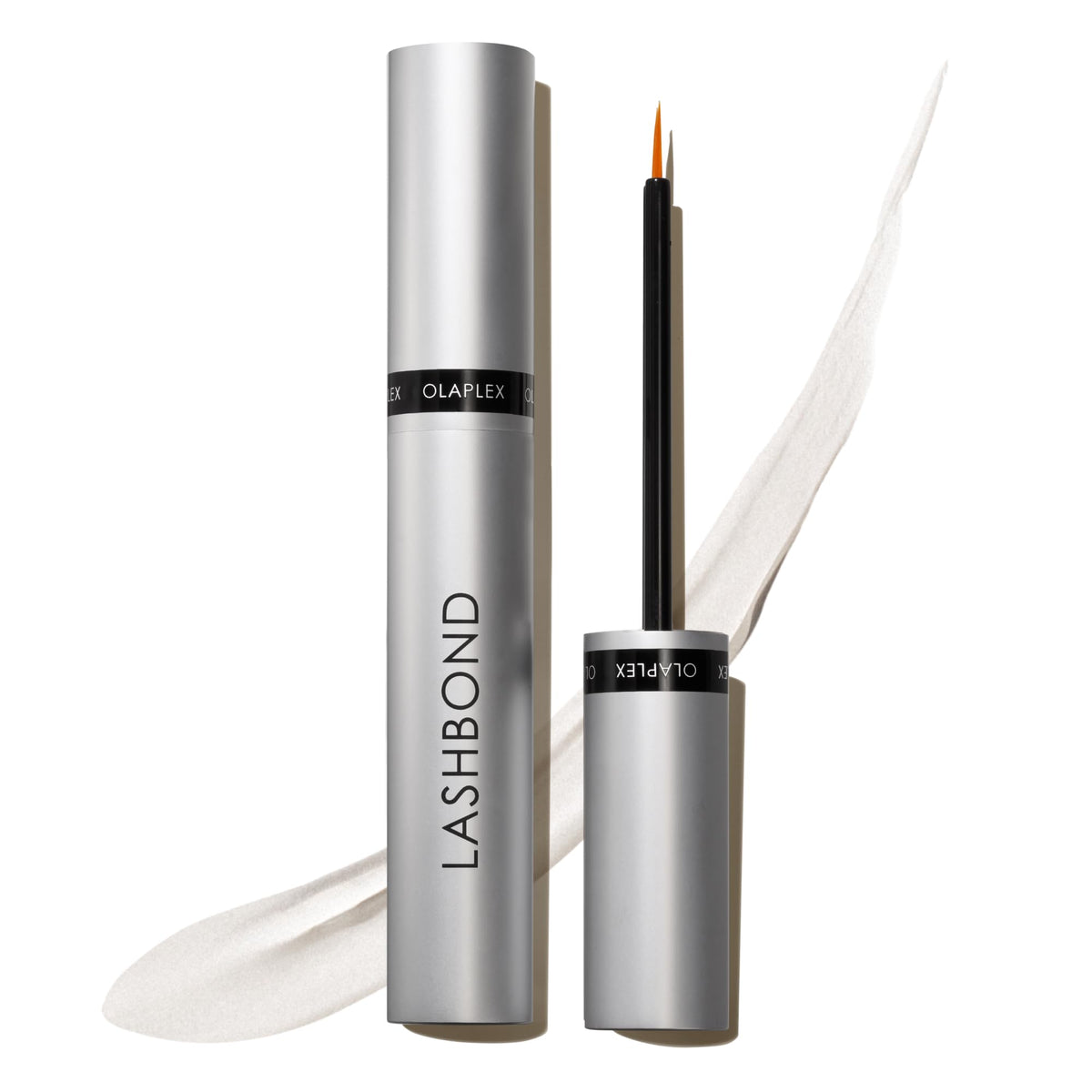 Olaplex Lashbond front packaging showing clear bottle and brand