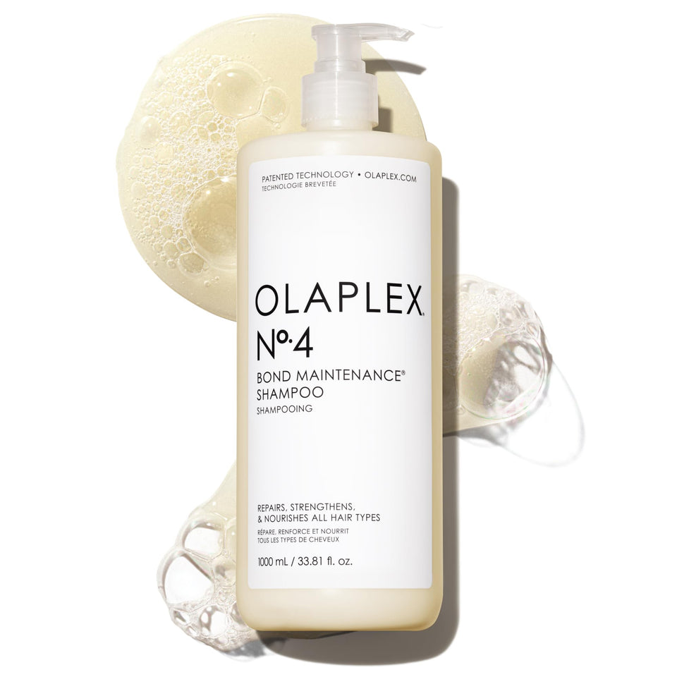 Olaplex Nº.4 front bottle view showing packaging and size for easy identification