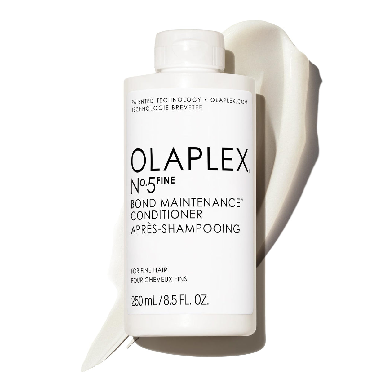 Olaplex Nº.5FINE front packaging showing bottle and label for easy identification and benefit