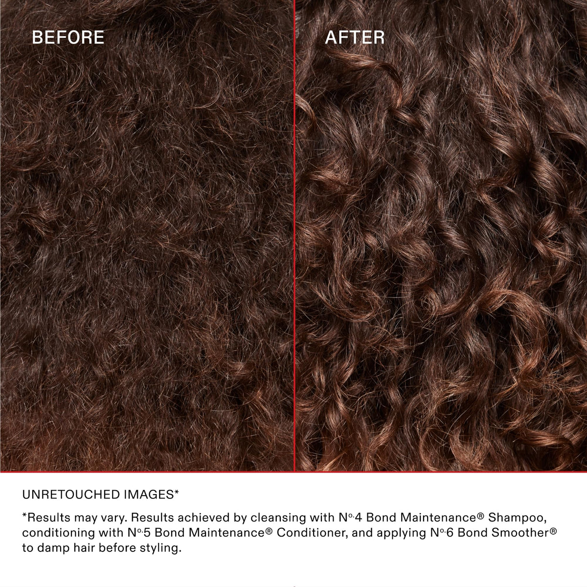 Blow-dried hair after Olaplex Nº.6 application showcasing smooth frizz-free finish
