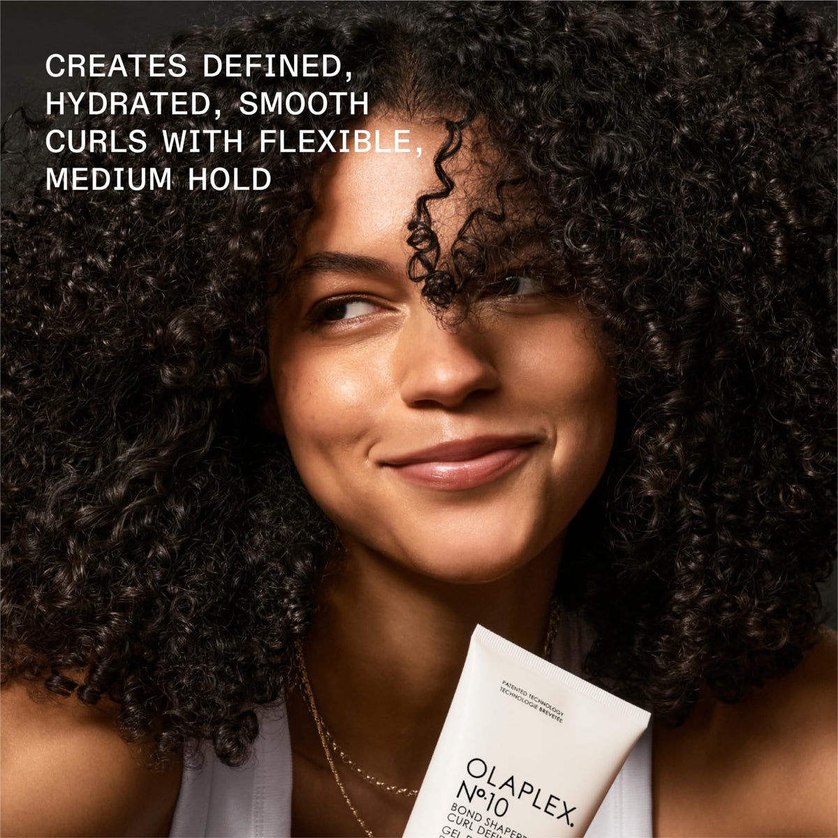 Olaplex Nº.10 close-up ingredient label highlighting bond technology
