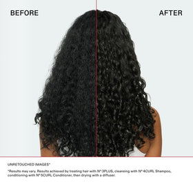 Olaplex N°.3PLUS staged on bathroom shelf for routine-ready styling