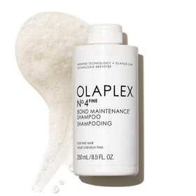 Olaplex Nº.4 FINE front bottle showing clean packaging and light formula benefit
