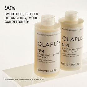 Olaplex No.5 conditioner creamy texture showing hydration benefit