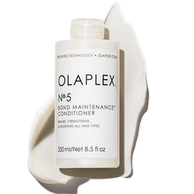 Olaplex Nº.5 front bottle showing product and brand, promotes strengthened hair