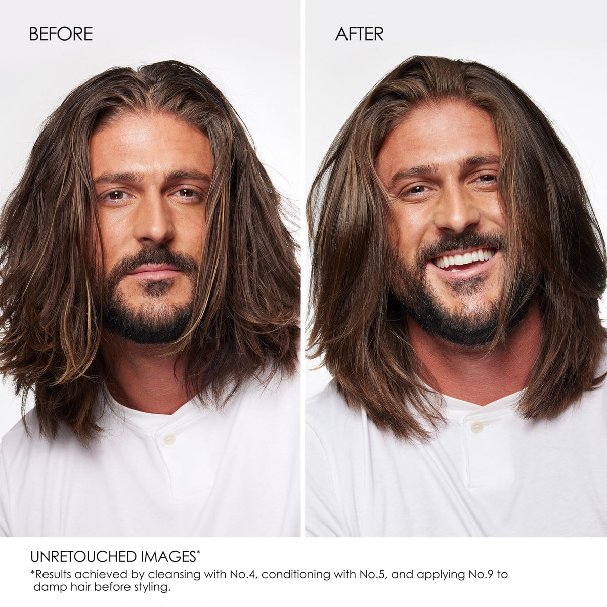 Olaplex Nº.5 label detail highlighting bond maintenance and ingredients