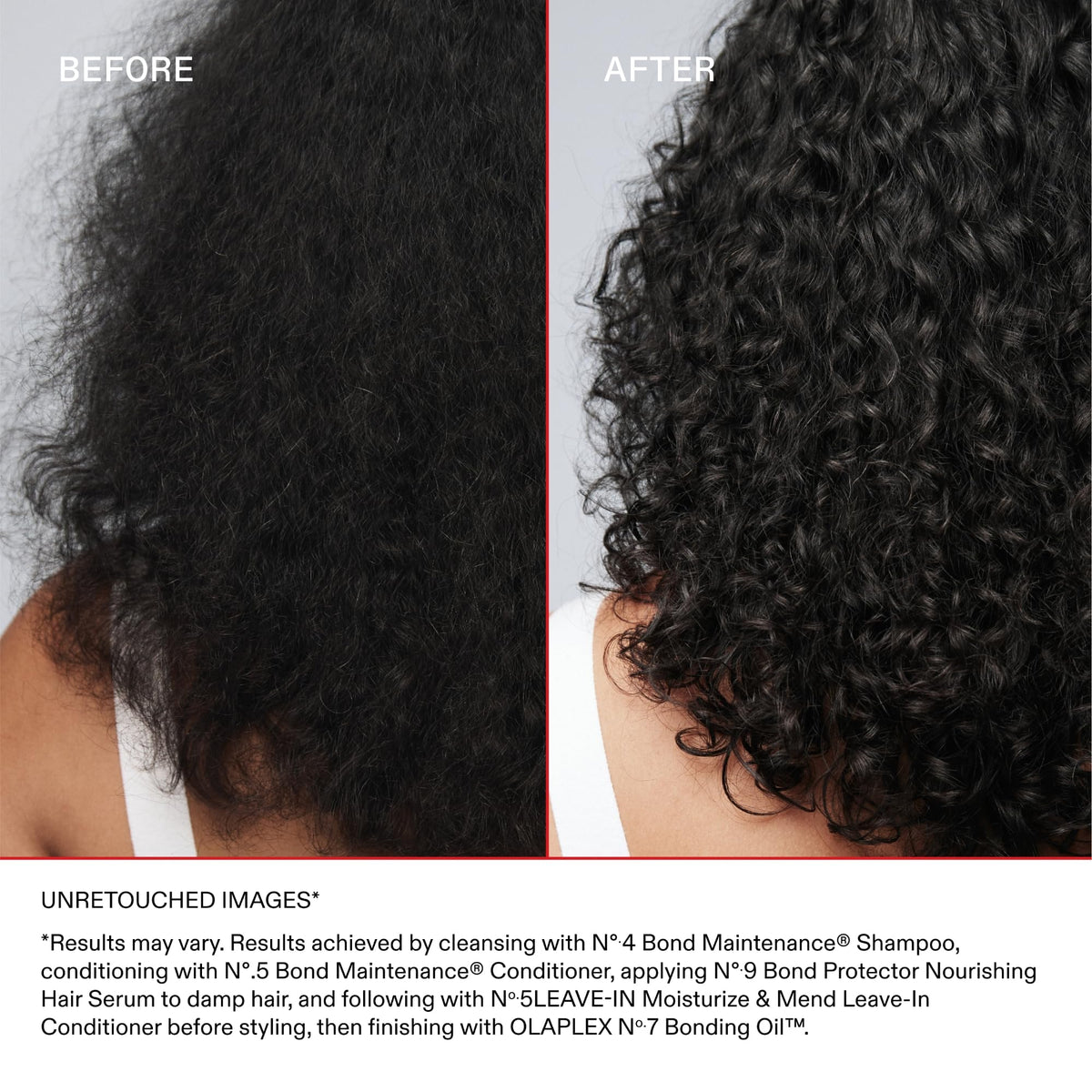 Olaplex Nº.5 label and ingredients panel highlighting reparative formula