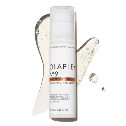 Olaplex Nº.9 front bottle view showing packaging and size benefit
