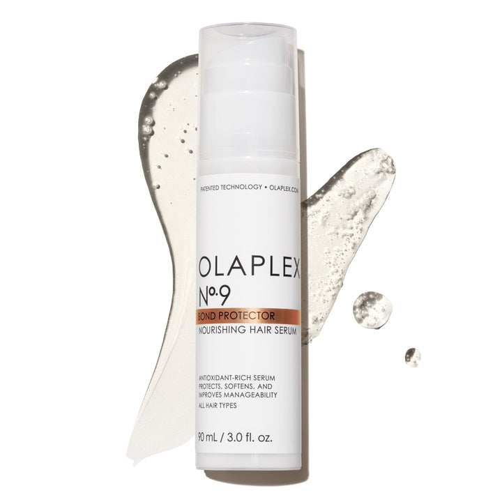 Olaplex Nº.9 front bottle view showing packaging and size benefit