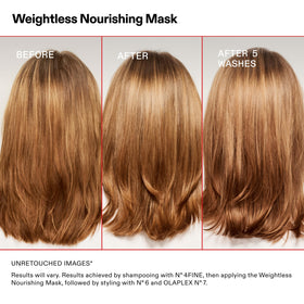 Olaplex mask being applied to mid-lengths to boost volume