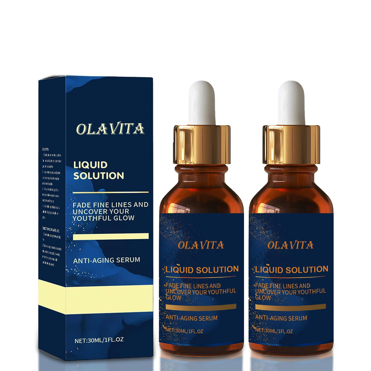 OLAVITA front packaging showing bottle and branding for clear identity and appeal