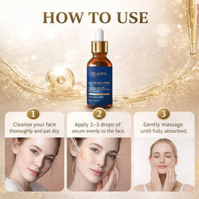 OLAVITA bottle on bathroom shelf in routine setting for daily layering benefit