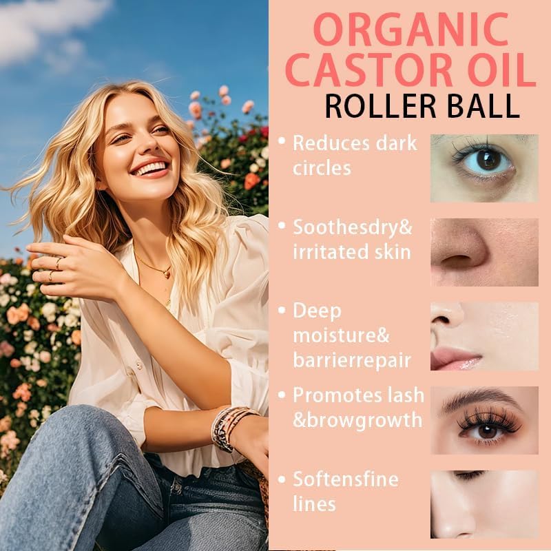 Olavita Serum rollerball applying to eyebrow for precise nourishment