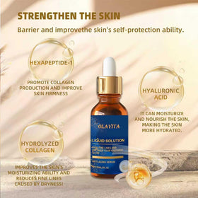 OLAVITA texture close-up droplet showing lightweight formula and smooth finish