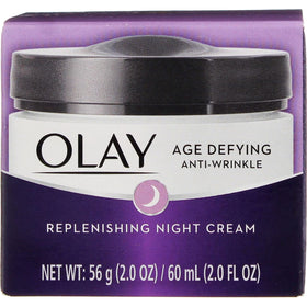Olay front jar shot showing packaging and easy application benefit