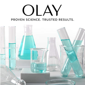 Olay in bathroom routine lifestyle scene suggesting daily use benefits