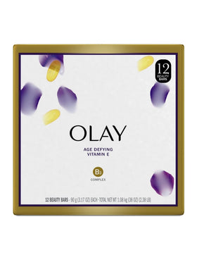 Olay beauty bar front packaging showing brand and moisturizing benefit
